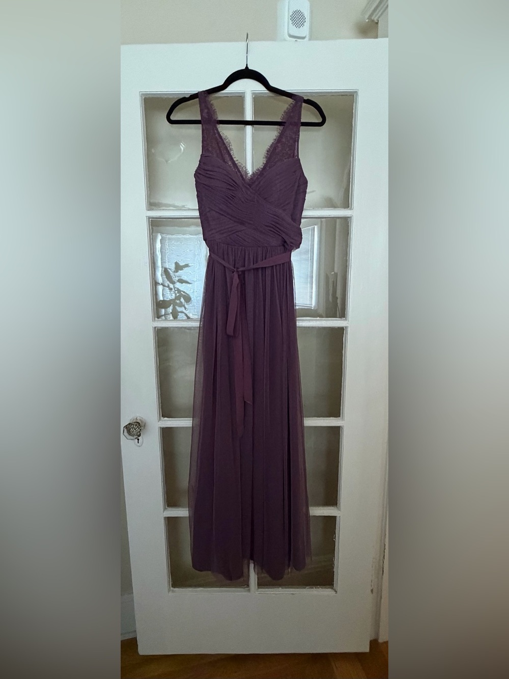 Hitherto Anthropologie Purple Maxi Dress Size 6